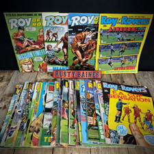 Bundle of Vintage British Football Comics, Roy of the Rovers 1988  x44