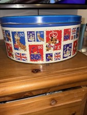 Large Round Tin with Stamp