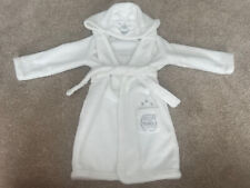 Baby Disney George Winnie The Pooh Dressing Gown 18-24 Months White VGC