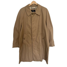 Vintage Burberry Burberrys Prorsum Nova Check Mens Beige Trench Coat - Medium