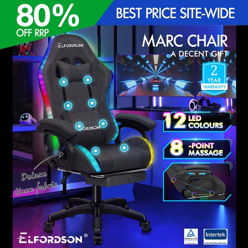 Elfordson gaming chair rgb - elfordson, 12