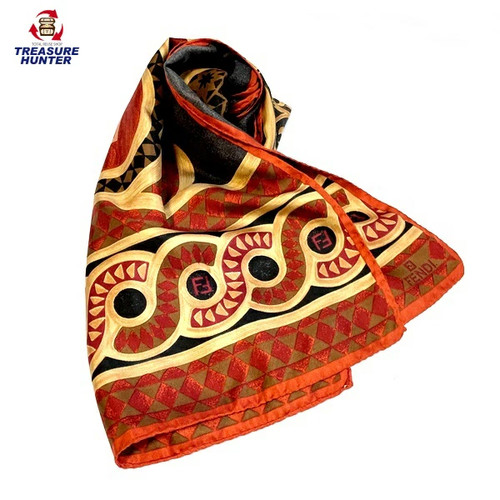 Used fendi silk women scarf - fendi, s