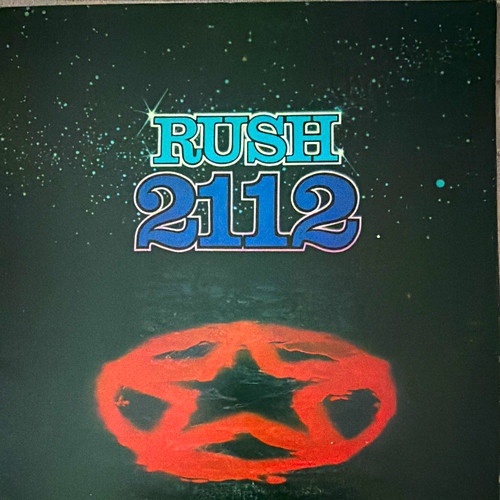 Rush 2112 black vinyl - 12",