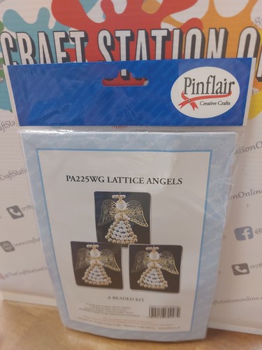 Pinflair lattice angels white - lattice,