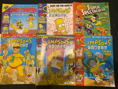 The simpsons comics job - simpsons,