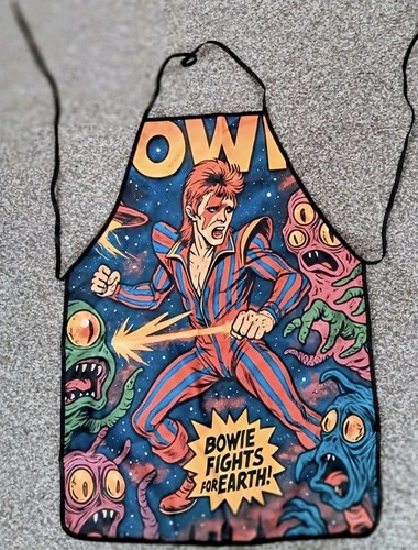 David bowie new - apron, baking