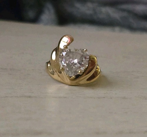 Diamonique qvc 18k yellow - diamonique,