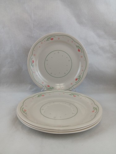 Vtg corelle calico rose - (4),