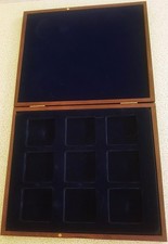 Brown Wooden Coin Presentation