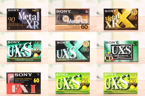 New sony audio cassettes - sony,