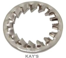 SHAKEPROOF LOCK WASHERS INTERNAL TOOTHED SERRATED TOOTH A2 STAINLESS STEEL