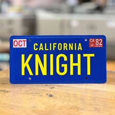 Knight Rider KITT License Number Plate Replica Prop Gift Idea Man Cave
