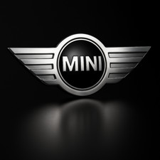 Mini Cooper One Rear Badge Emblem Chrome 11.5cm –  R50 R53 R56 + Free IPA Pad