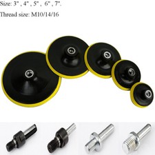 75 - 180mm Hook & Loop Backing Pad For Sanding Discs Angle Grinder Drill Adaptor