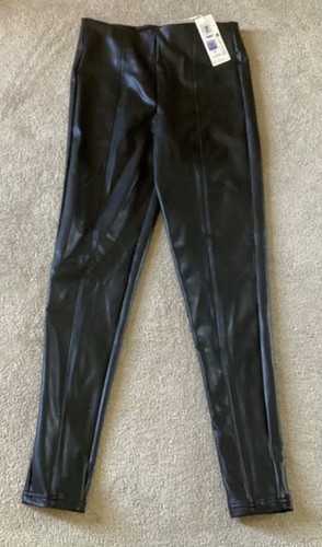 Leather look leggings full - look,
