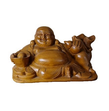 Laughing Lucky Buddha Wooden