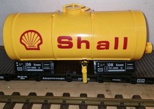 NEW G SCALE 45mm GAUGE OIL TANKER TANK CYLINDER & CRADLE  RAILWAY TRAIN MODEL 