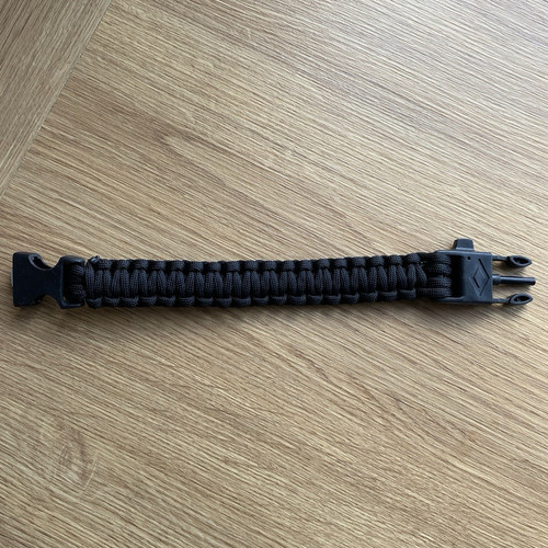 Black paracord 1 survival - paracord, 5-in-1