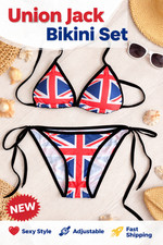 Union Jack Bikini Set Swimsuit