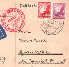Germany graf zeppelin air - air, mail