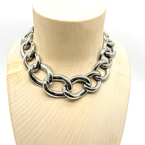 Chunky silver tone - silver,