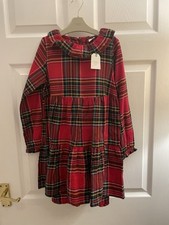 Next Tartan Girls Dress Size 8