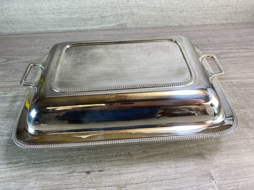 Antique silver plated lidded - silver,