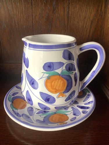 Italian pottery jug pitcher - italian,