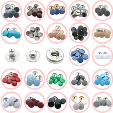 Press studs multicolour caps - studs,
