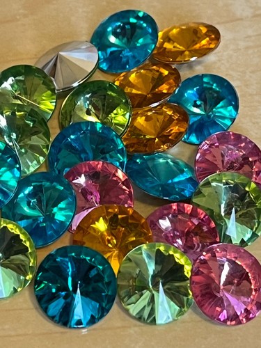 Vintage mixed colour acrylic - vintage,