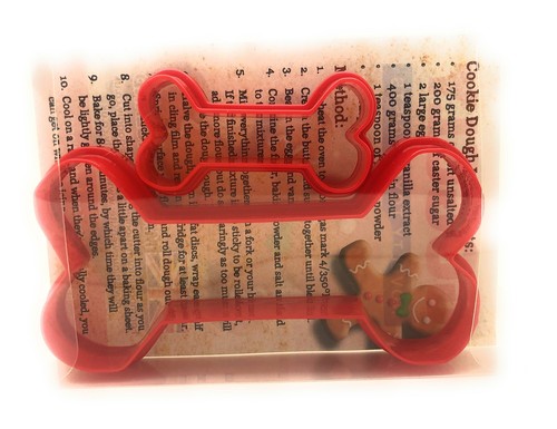 Dog bone cookie - cookie, set
