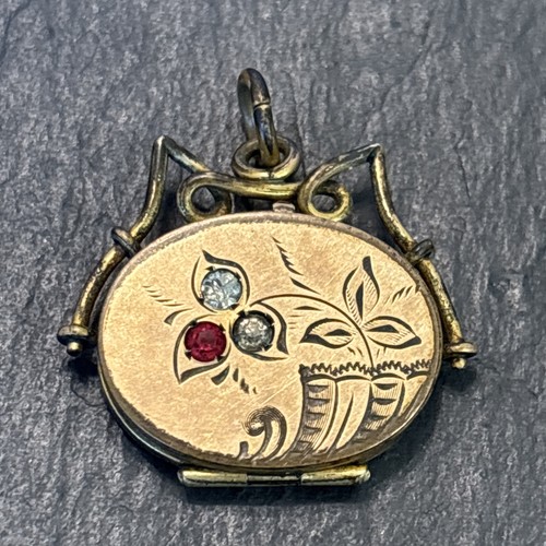 Antique locket fob - locket, pendant