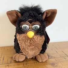 Original Furby By Tiger 1998 Gorilla Black And Brown Vintage Tested and Working 