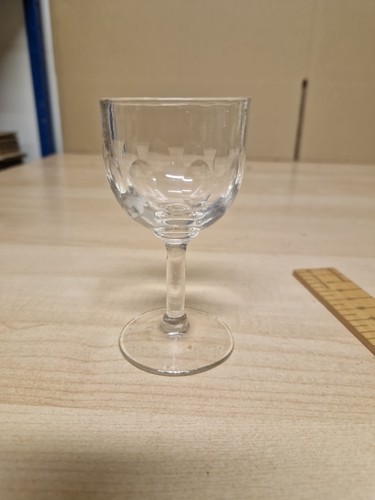 Antique dimple cut small wine - antique,
