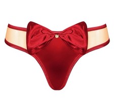 Obsessive Sexy Red Satin Bow
