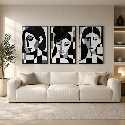Set black white - 3, &