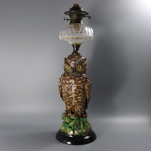Wilhelm schiller majolica owl - schiller,