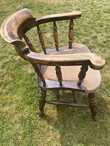 Antique hardwood captains