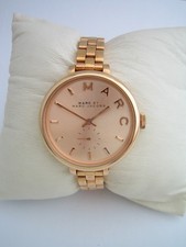 MARC JACOBS WATCH WOMENS SALLY MBM3364 ROSE GOLD STAINLESS STEEL BRACELT GENUINE