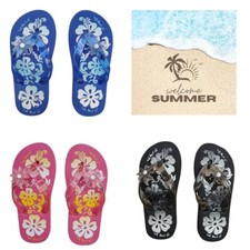 Kids Flip Flop Sandals Toe Post Childrens Summer Flat Holiday Sports Soft UK10-2