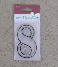 Docrafts Papermania Typography Stamp Numeral 8 & th