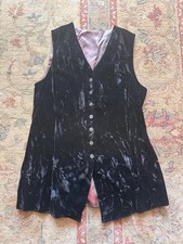 Vintage Black Velvet Long