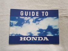 HONDA 'GUIDE TO HONDA'