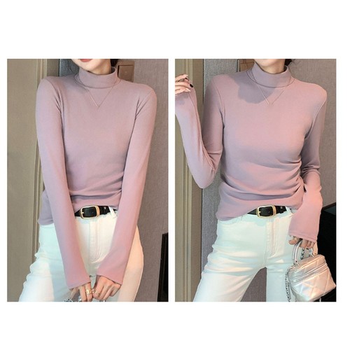 Women solid color - color, neck