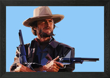 Clint Eastwood Framed Wall Art