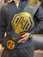UFC Legacy Champion Belt Replica - New Octagon Title Belt Adult size Brass 2mm