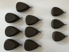 Evolve Tackle Flat Pear Swivel weights x 10 Carp Fishing Weights not Lead Weight