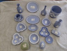 A 16 piece Wedgwood Blue