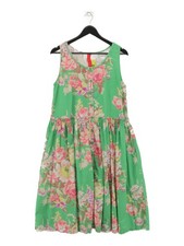 Ewa iWalla A-Line Midi Dress S in Green