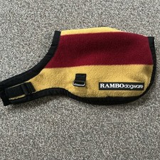 Used  Rambo Horseware Newmarket dog fleece coat XXS